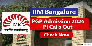 IIM Bangalore PGP Admission 2026 PI Calls Out; Check Now @iimb.ac.in